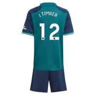 Arsenal Jurrien Timber #12 3rd trikot Kinder 2023-24 Kurzarm (+ Kurze Hosen)